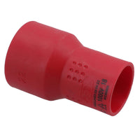 1/2in drive VDE Insulated Shallow Metric Socket 6 Sided Single Hex 1000 V