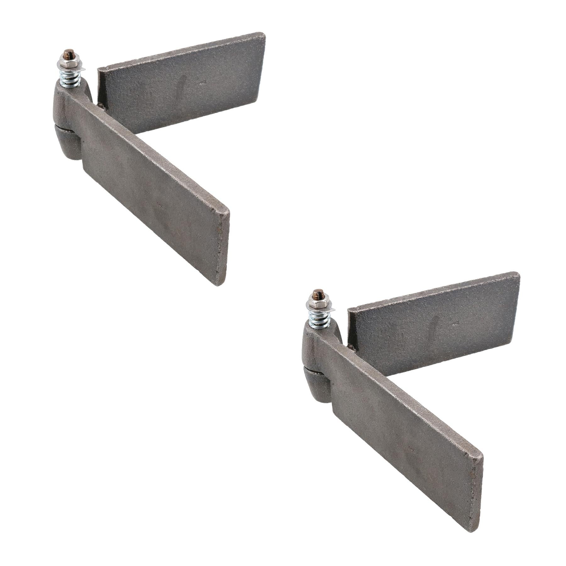 Left & Right Self Aligning Ball Steel Butt Hinge Weld-On Heavy Duty 50x250mm