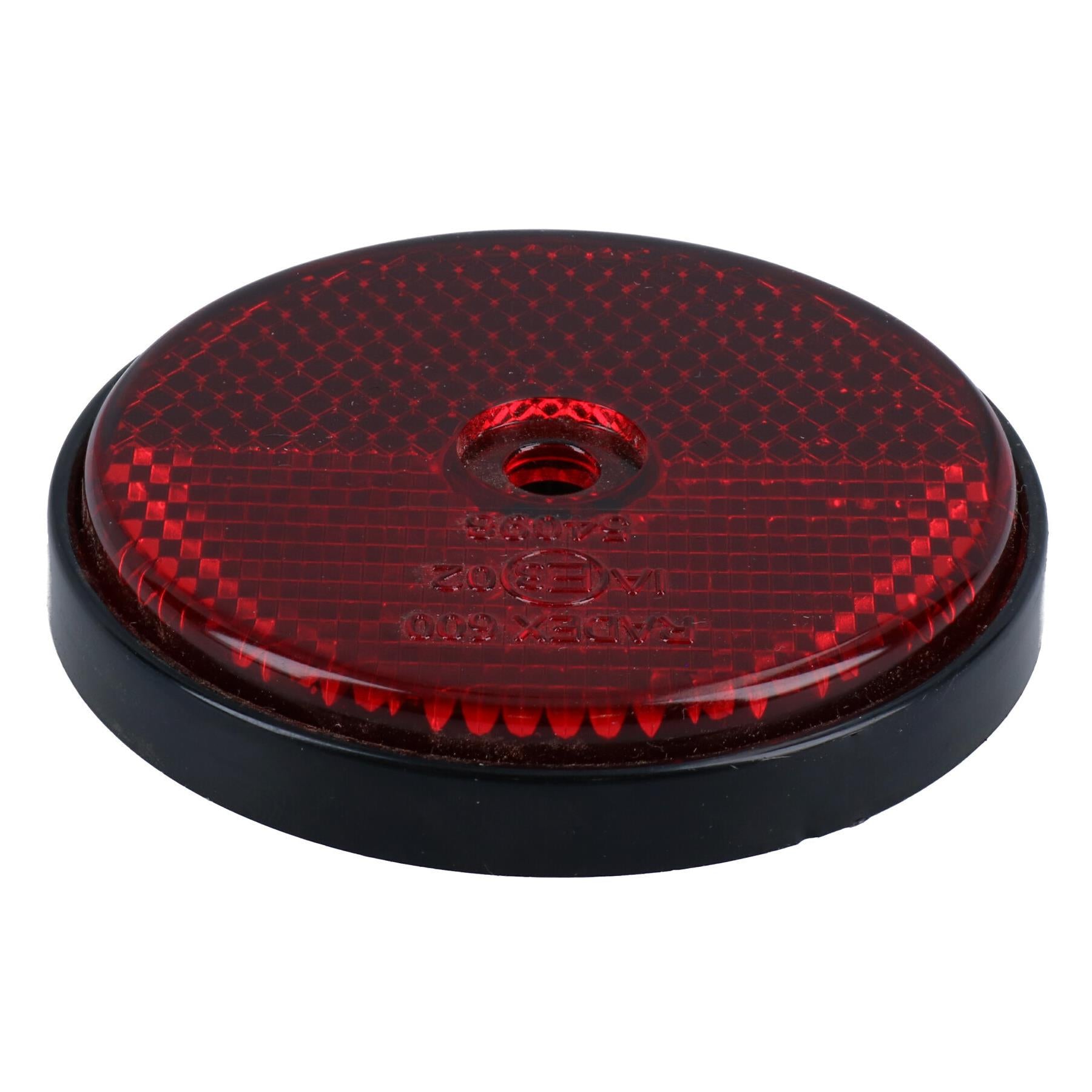 Red Round Circular Reflectors for Driveway Gate Fence Posts Trailer Rears