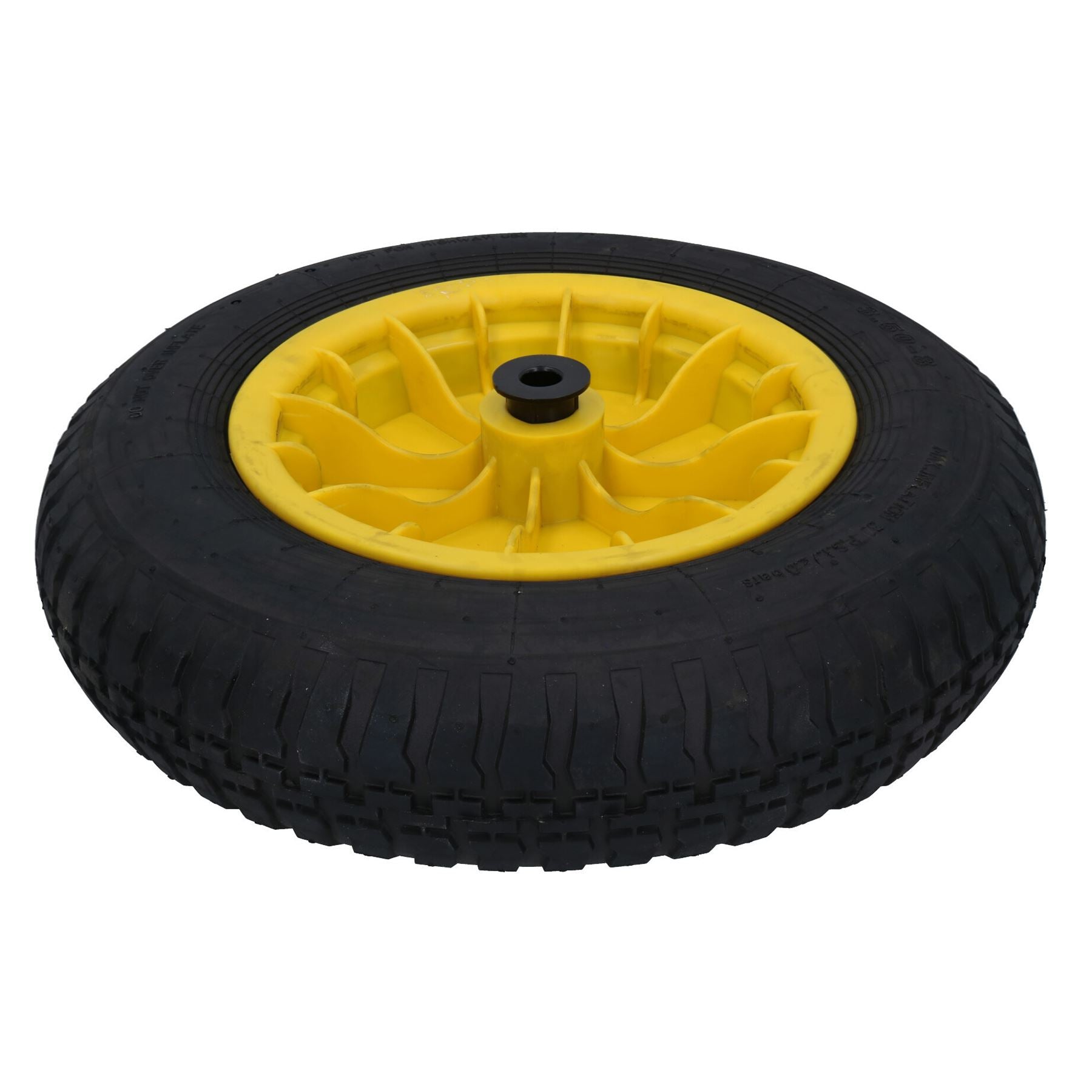 14” Pneumatic Wheelbarrow Wheel Maximum Load 160kgs 25.4mm or 13mm Bore