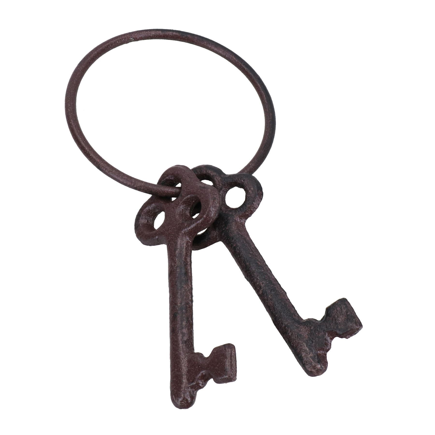 Padlock & Key Cast Iron Door Rustic Decoration Garden Tool Shed House Shackle