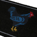 Cockerel Rooster Design Door Mat Doormats Welcome Home Chicken 45 x 75cm