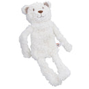 Plush Squeaky Crinkle Unstuffed Bear Calming Pet Toy With Belly Compartment