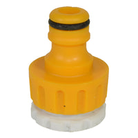 3/4" BSP Tap Adaptor With White Insert Adaptor 1/2" BSP Pipes Garden Water