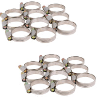 8mm – 60mm Stainless Steel Jubilee Hose Pipe Clamps Clips Air Water Fuel Gas