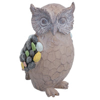 Owl Resin Sculpture Statue House Garden Ornament Figurine Animal Bird Resin