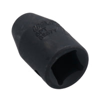 3/8in Drive Shallow Stubby Metric Impacted Impact Socket 6 Sided Single Hex