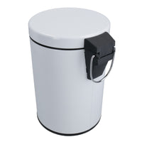 3L Waste Pedal Bin Kitchen Bathroom Office Metal House Rubbish Dustbin Flip Lid