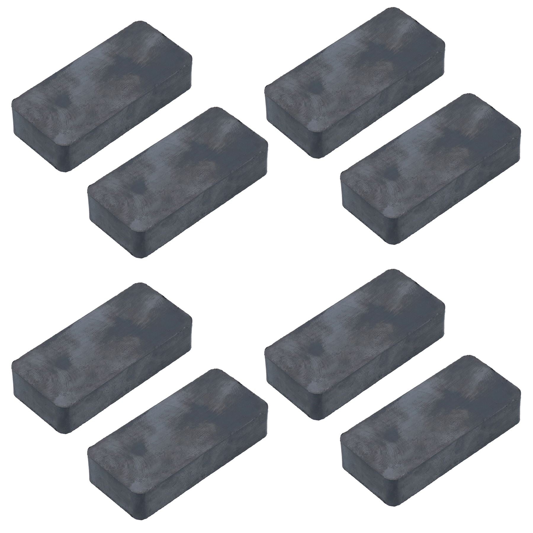 Rectangular Ceramic Ferrite Magnets 48mm x 22mm x 10mm for Home Office