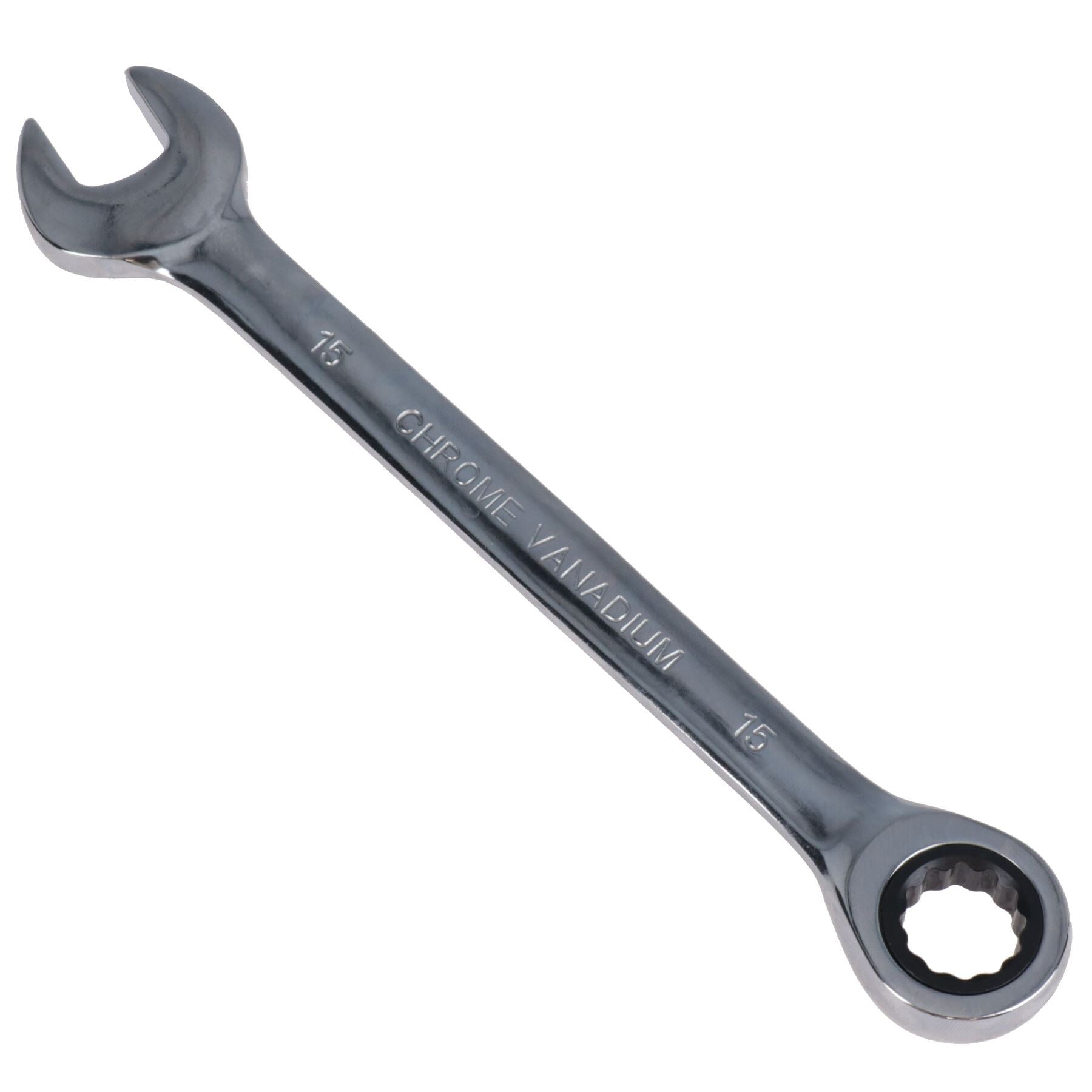 Metric MM Combination Gear Ratchet Ratcheting Spanner Wrench Bi-Hex 12 Sided