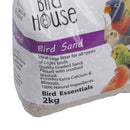 2kg Parrot Bird Sand With Oyster Calcium & Minerals Help Aid Digestion Cage Litter