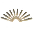 Wire Cleaning Brush 4 Rows Of Steel Wire Bristles With Wooden Handle 10 Pack