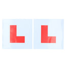 2 x Self Adhesive L Plates Learner New Driver Training Car Quick Stick On Vinyl