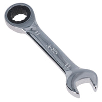 Metric MM Stubby Ratchet Combination Spanner Wrench 72 Teeth 8mm – 19mm