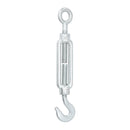 Straining Screw / Turnbuckle Hook to Eye Galvanised Rigging M12