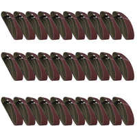 686mm x 50mm Durable Sanding Belts Medium 80 Grit Alu Oxide For Grinders