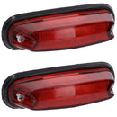 Mini Red Rear Marker / Tail Light / Lamp Trailer / Caravan / Van PAIR TR059