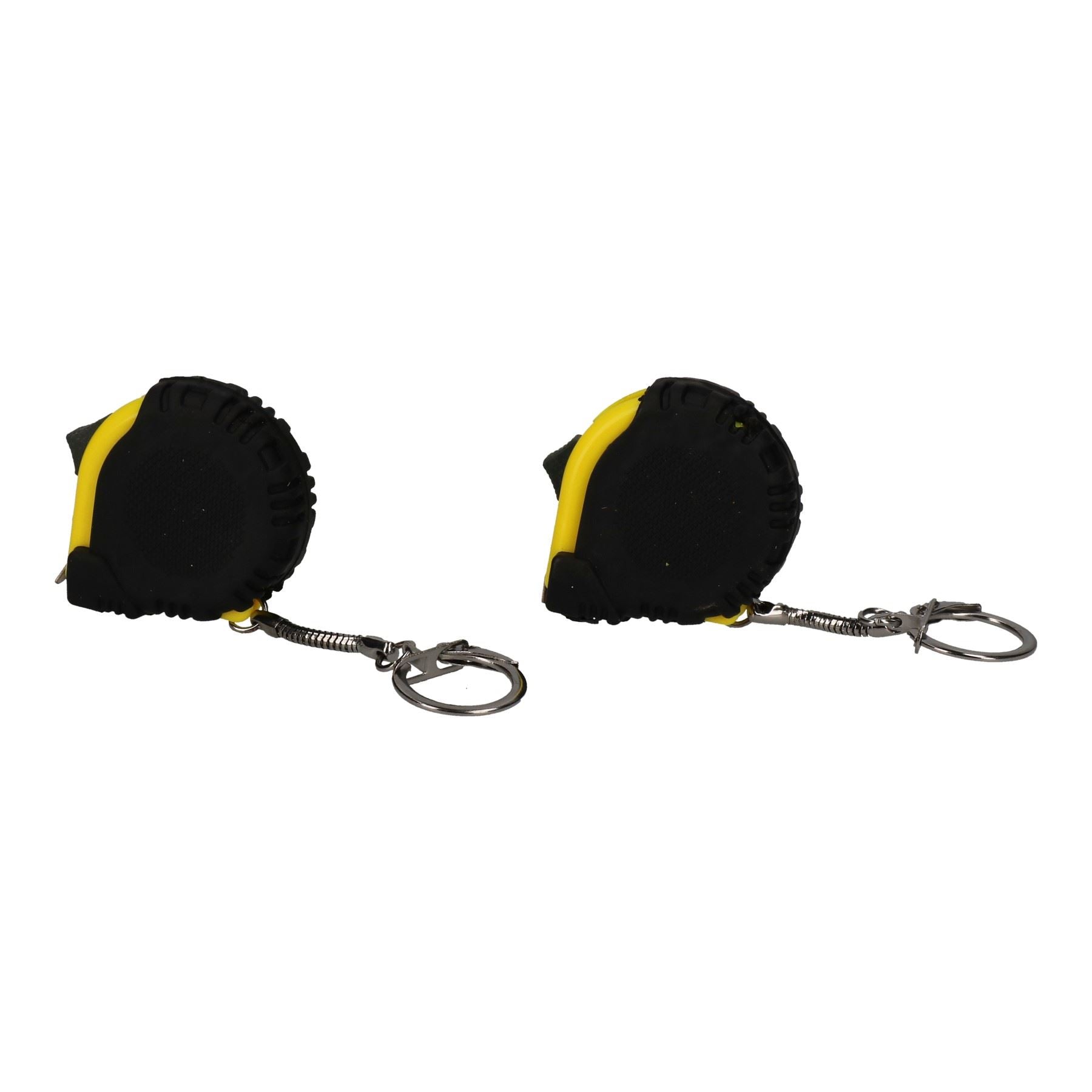 2 x 1 Metre Key Ring Tape Measures Measuring Metric Imperial Measurements