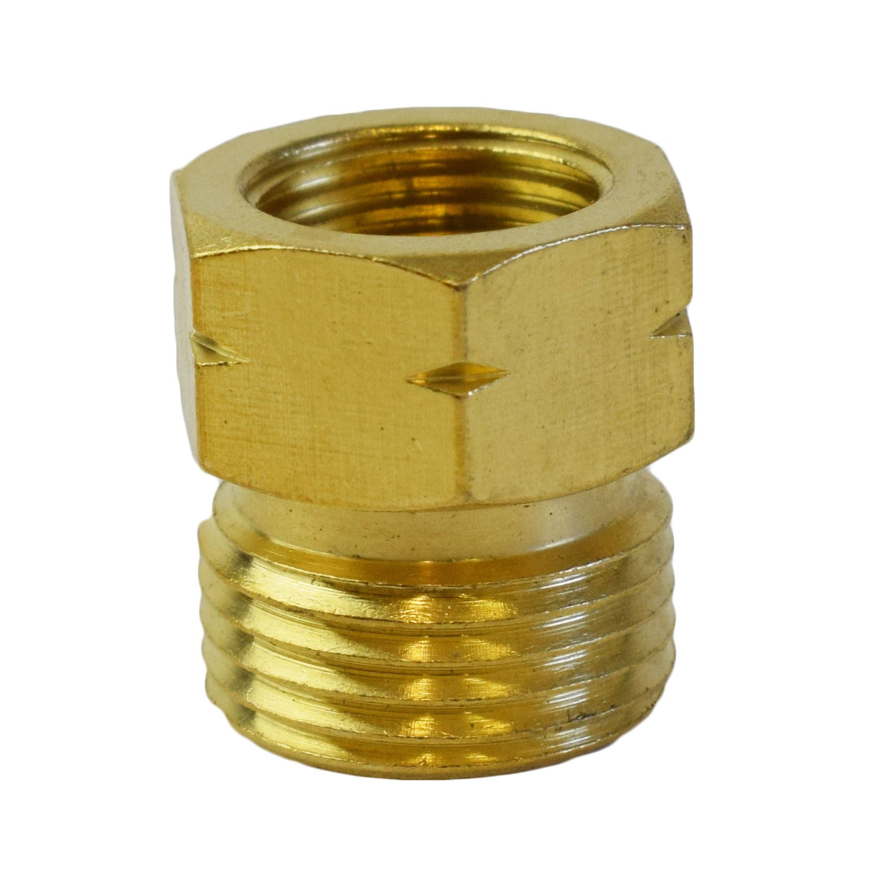 Gas Hose Adapter 21.8-14 To G 3/8-19 Regulator Bottle Pipe Burners Brass Thread