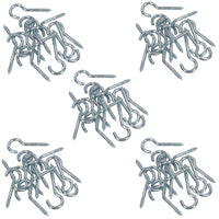 Screw Hook Fasteners Hangers Zinc Coated Finish 10mm Dia 35mm length