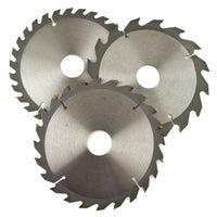 3pc 205mm TCT Circular Saw Blades 20/40/48 TPI & Adapter Rings Reducer TE861