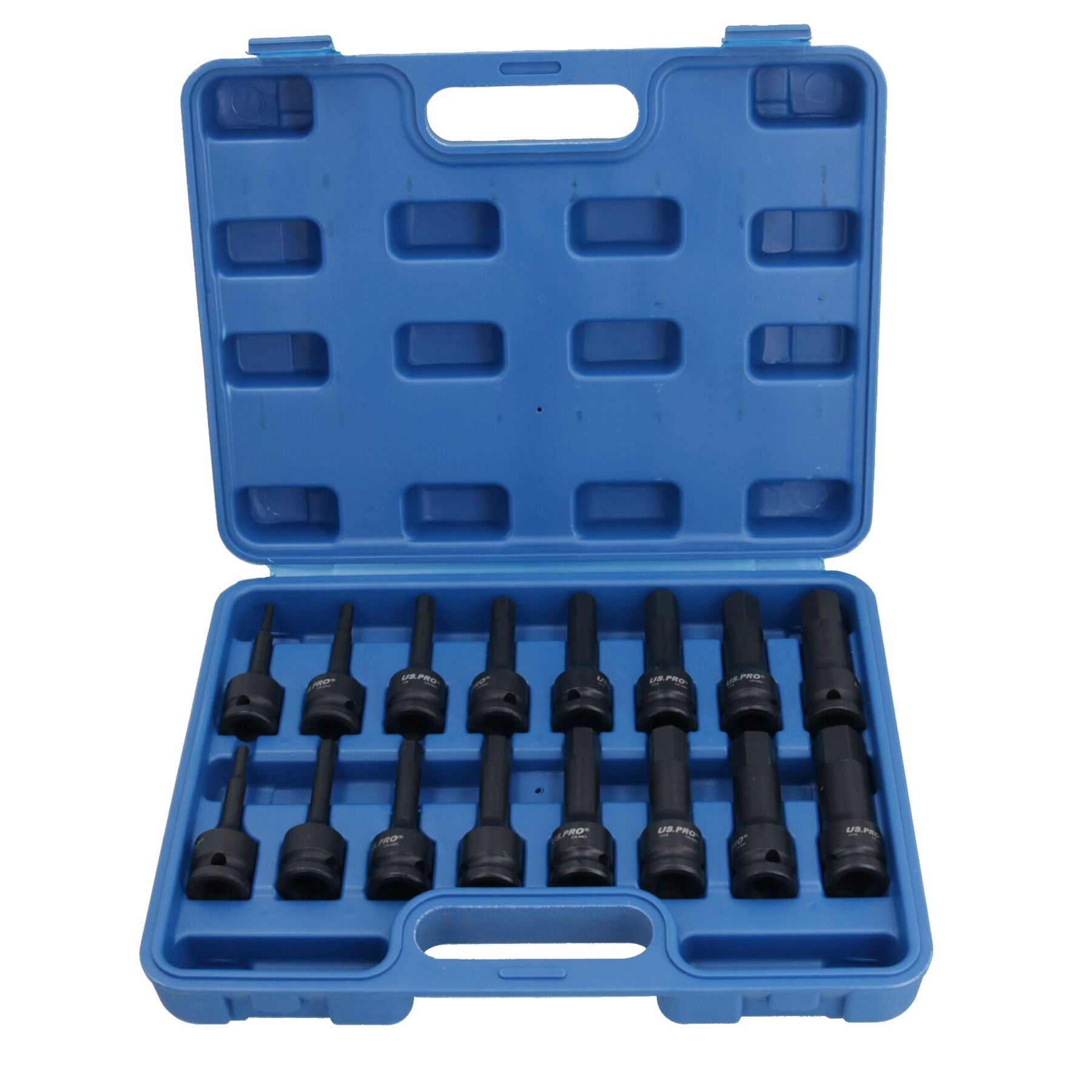 Metric Deep Impact Impacted Hex Bit Allen Key Sockets 4mm – 19mm 16pc Set