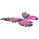 Large 3D Purple Metal  Butterfly Garden/Home Wall Art Ornament 8x24x36cm