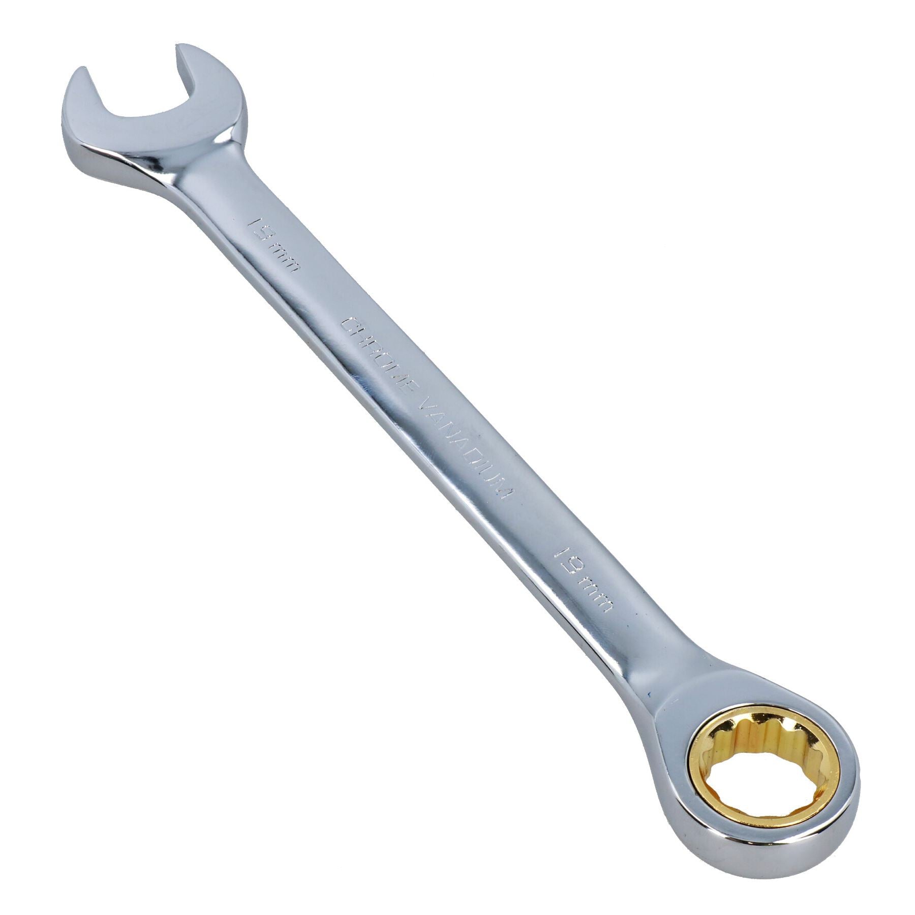 12pc Metric Gear Ratchet Combination Wrench Spanner 12 Sided 8mm - 19mm