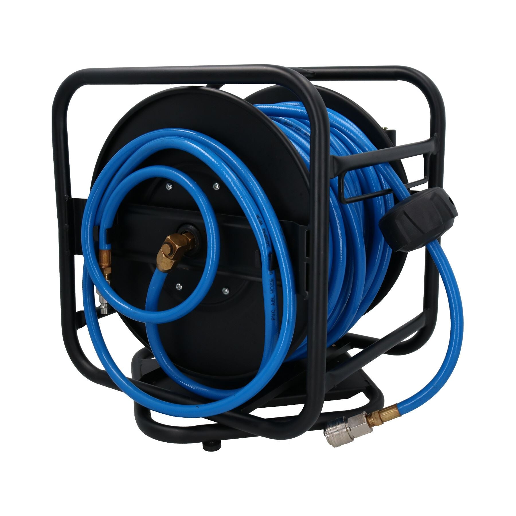 Retractable Air Hose Reel Compressor Air Line 8mm Bore 30 metres 100 feet long.