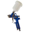 Mini Spray Gun Gravity Feed HVLP Touch Up Gun 0.8mm Nozzle 125ml Pot