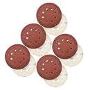 Hook/Loop Sanding Abrasive Discs Orbital DA Palm Sander 125mm 80 Grit 50 Pk