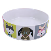 Small Decorative Mason Cash Pawtrait Food Water Dog Bowl Dog Gift 15x5cm