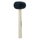 16oz Heavy Duty Rubber Mallet Hammer Wooden Soft Grip Handle Non Marking