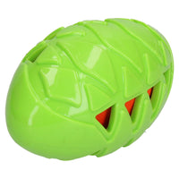 Dog Play Time Tough Crunch Rugby Ball Dog Toy Medium 13cm/5"