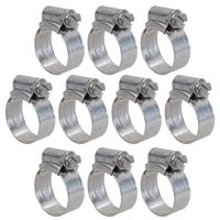 Stainless Steel Jubilee Hose Clamps Clips 17mm- 25mm Marine Lloyds Approved