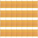 8 Pole Windbreak Beach Shelter 1.5m by 4.6m Screen Privacy Yellow Stripe