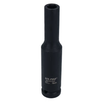 Extra Deep Long Metric MM Impact Socket 1/2" Drive 6 Sided Single Hex