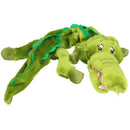 Plush Super Soft Unstuffed Wild Crinkler Alligator Dog Toy With Squeak 60x14x9cm