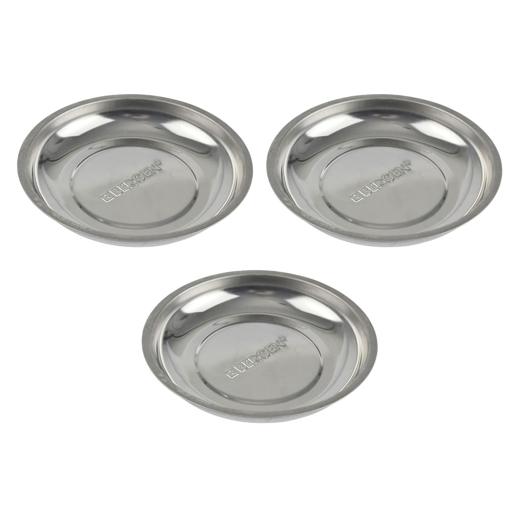 Magnetic Parts Tray Dishes Storage Holder Circular Round Stainless Steel 6"