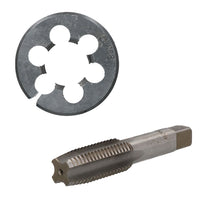 3/4" - 1" UNC Tap & Die Tungsten Steel Taper and 50mm Split Die