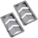 2 Pack Stainless Steel Vent Louvre Ventilator Grill Boat Engine Bay Marine Polished