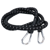 60” Bungee Strap with Metal Carabiners Hook Tie Down Fastener Holder