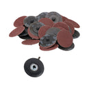 50mm Quick Change Sanding Discs 40 - 240 Mixed Grit 41pc Kit With Adaptor