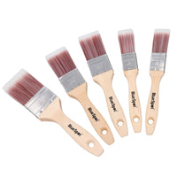 Synthetic Paint Brush Painting + Decorating Brushes Wooden Handle 1” – 2”