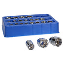 1/4" And 3/8" Drive Metric MM Shallow Super Lock Socket Set 6mm - 19mm 22pc