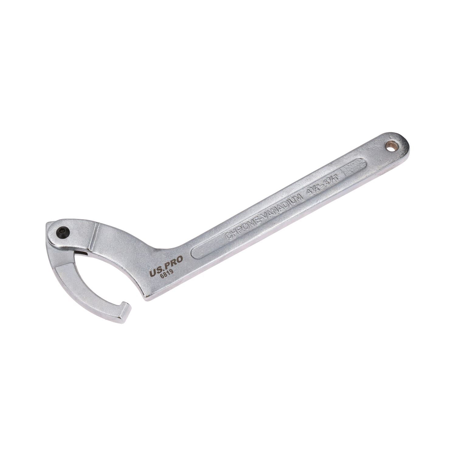 Adjustable Hook Wrench C Spanner 115mm – 175mm For Slotted Retaining Rings