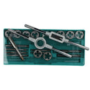 20pc Carbon Steel Tap & Die Metric Thread Cutter M3 - M12 With Wrenches