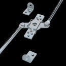 Rod Lock Two Point Top Bottom Door Locking Bars 2310mm Trailer Horsebox