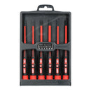 Electricians VDE Insulated Precision Screwdriver Pozi Phillips and Slotted 6pc