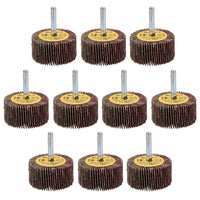 50mm Flap Wheel Disc Abrasive Sanding Pads For Drills 6mm Shank